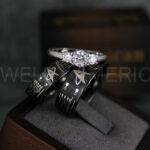 Star Trek Rings, Star Trek Wedding Bands, Black Star Trek Wedding Rings, Star Trek Wedding Rings, Star Trek Jewelry