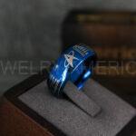 Zelda Rings, Zelda Wedding Rings, Star Trek Ring, Gamer Rings, Gamer Jewelry, Zelda Wedding Bands, Gamer Wedding Rings, Blue Wedding Rings - Image 3