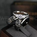 Star Trek Rings, Star Trek Wedding Bands, Black Star Trek Wedding Rings, Star Trek Wedding Rings, Star Trek Jewelry