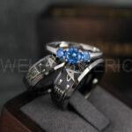 Star Trek Rings, Star Trek Wedding Bands, Black Star Trek Wedding Rings, Star Trek Wedding Rings, Star Trek Jewelry