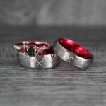Til Valhalla Rings, Viking Rings, Runes Rings, Vegvísir Ring, Nordic Rings, Norsemen Rings, Nordic Runes Rings, Silver Tungsten Bands
