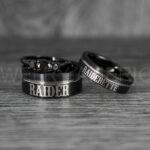 Raiders Ring, Raider Ring, Raiderette Ring, Couple Rings, Couple Wedding Rings, Couple Wedding Bands