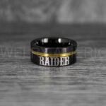 Raiders Ring, Raider Ring, Raiderette Ring, Couple Rings, Couple Wedding Rings, Couple Wedding Bands - Image 4
