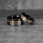 Raiders Ring, Raider Ring, Raiderette Ring, Couple Rings, Couple Wedding Rings, Couple Wedding Bands - Image 3