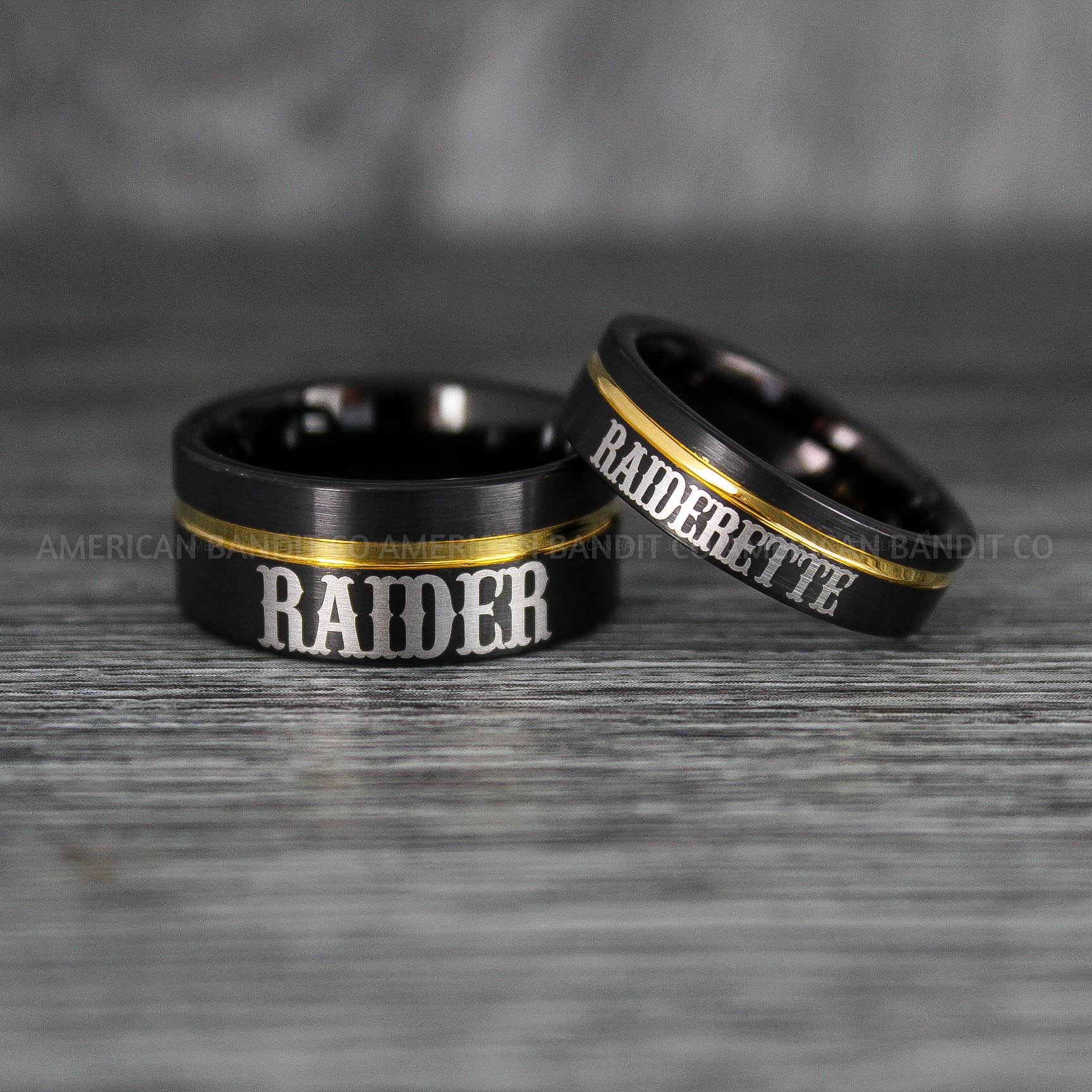 IMG_6629 Raiders Ring, Raider Ring, Raiderette Ring, Couple Rings, Couple Wedding Rings, Couple Wedding Bands - Image 1