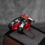 Til Valhalla Rings, Viking Rings, Runes Rings, Vegvísir Ring, Nordic Rings, Norsemen Rings, Nordic Runes Rings, Black Tungsten Bands