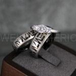 Aurebesh Rings, Aurebesh Wedding Bands, Black Wedding Bands, Aurebesh Wedding Rings, Aurebesh Jewelry