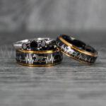 Mustang Rings, Cowboys Rings, Horse Rings, Horse Riding Rings, Horse Jewelry, Horse Riding Jewelry, Black Wedding Rings