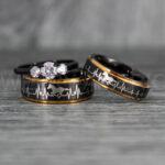 Mustang Rings, Cowboys Rings, Horse Rings, Horse Riding Rings, Horse Jewelry, Horse Riding Jewelry, Black Wedding Rings