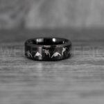 Flying Ducks Ring, Duck Hunting Ring, Hunting Wedding Band, Hunting Wedding Ring, Hunting Jewelry, Duck Hunting Wedding Band, Duck Jewelry