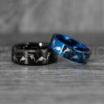 Flying Ducks Rings, Duck Hunting Rings, Hunting Wedding Bands, Hunting Wedding Rings, Hunting Jewelry, Duck Hunting Wedding Bands, Duck Jewelry - Image 3