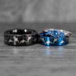 Flying Ducks Rings, Duck Hunting Rings, Hunting Wedding Bands, Hunting Wedding Rings, Hunting Jewelry, Duck Hunting Wedding Bands, Duck Jewelry