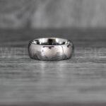8 Bit Hearts Ring, Gamer Ring, Gamer Wedding Band, Gamer Wedding Ring, Silver Wedding Band