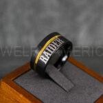 Raiders Ring, Raider Ring, Raiderette Ring, Couple Rings, Couple Wedding Rings, Couple Wedding Bands - Image 3