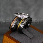 Raiders Ring, Raider Ring, Raiderette Ring, Couple Rings, Couple Wedding Rings, Couple Wedding Bands