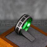 Filmstrip Ring, Photography Ring, Camera Ring, Lens Ring, Camera Lens Ring, Black Ring, Black Tungsten Wedding Band, Black Wedding Band