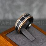 Filmstrip Ring, Photography Ring, Camera Ring, Lens Ring, Camera Lens Ring, Black Ring, Black Tungsten Wedding Band, Black Wedding Band