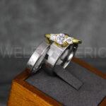 Checkered Flag Rings, Motor Sports Jewelry, Auto Racing Rings, Car Racing Rings, Checkered Flag Pattern Wedding Bands