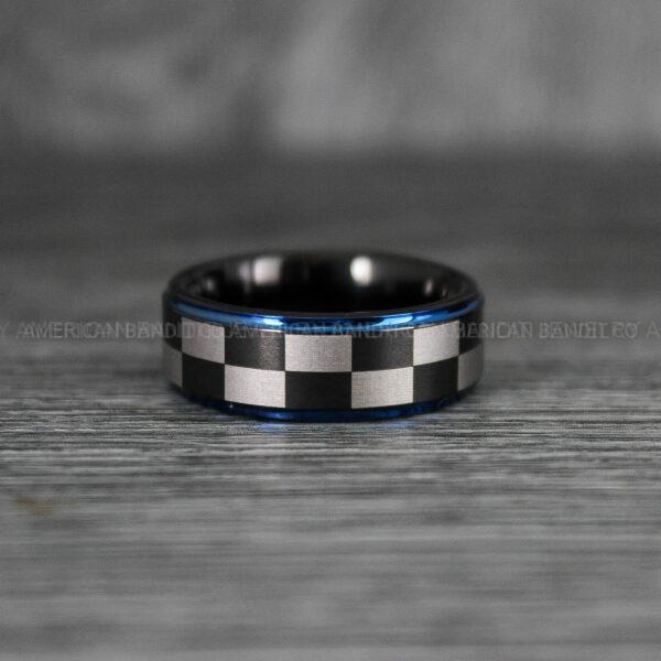 American Racer Rings Checkered Flag Rings, Motor Sports Jewelry, Auto Racing Rings, Car ...