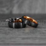 Couple Rings, Couple Jewelry, Matching Wedding Rings, Matching Wedding Bands, Couple Wedding Rings, Couple Wedding Bands, Black Wedding Ring