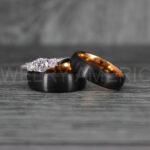 Couple Rings, Couple Jewelry, Matching Wedding Rings, Matching Wedding Bands, Couple Wedding Rings, Couple Wedding Bands, Black Wedding Ring