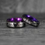 Mickey Mouse Rings, Mickey Rings, Couple Wedding Bands, Couple Rings, Mickey Mouse Wedding Bands - Image 3