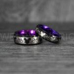 Mickey Mouse Rings, Mickey Rings, Couple Wedding Bands, Couple Rings, Mickey Mouse Wedding Bands