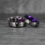 Mickey Mouse Rings, Mickey Rings, Couple Wedding Bands, Couple Rings, Mickey Mouse Wedding Bands
