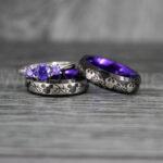 Mickey Mouse Rings, Mickey Rings, Couple Wedding Bands, Couple Rings, Mickey Mouse Wedding Bands