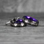 Mickey Mouse Rings, Mickey Rings, Couple Wedding Bands, Couple Rings, Mickey Mouse Wedding Bands