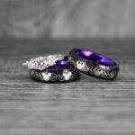 Mickey Mouse Rings, Mickey Rings, Couple Wedding Bands, Couple Rings, Mickey Mouse Wedding Bands