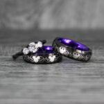 Mickey Mouse Rings, Mickey Rings, Couple Wedding Bands, Couple Rings, Mickey Mouse Wedding Bands