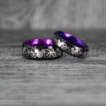 Mickey Mouse Rings, Mickey Rings, Couple Wedding Bands, Couple Rings, Mickey Mouse Wedding Bands - Image 2