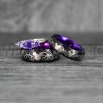 Mickey Mouse Rings, Mickey Rings, Couple Wedding Bands, Couple Rings, Mickey Mouse Wedding Bands