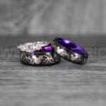Mickey Mouse Rings, Mickey Rings, Couple Wedding Bands, Couple Rings, Mickey Mouse Wedding Bands
