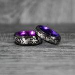 Mickey Mouse Rings, Mickey Rings, Couple Wedding Bands, Couple Rings, Mickey Mouse Wedding Bands - Image 3