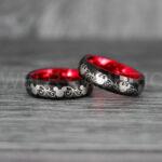 Mickey Mouse Rings, Mickey Rings, Couple Wedding Bands, Couple Rings, Mickey Mouse Wedding Bands