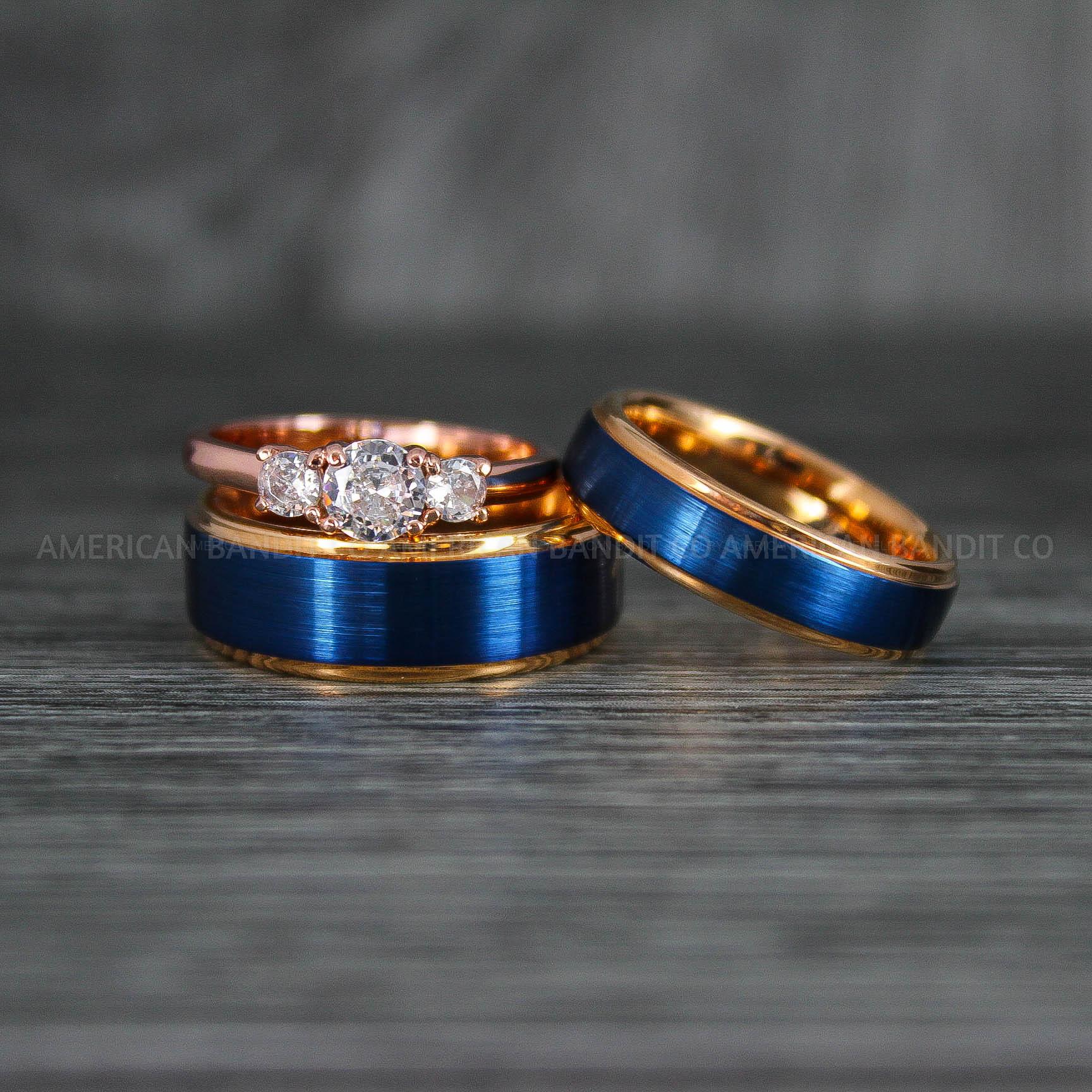 IMG_7079 Couple Rings, Couple Jewelry, Matching Wedding Rings, Matching Wedding Bands, Couple Wedding Rings, Couple Wedding Bands, Rose Gold Wedding Ring - Image 1