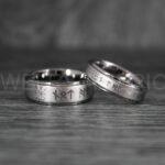 Viking Rings, Vegvísir Rings, Vikings Jewelry, Norsemen Rings, Nordic Runes Rings, Vikings Wedding Rings, Vikings Wedding Bands, Runes Wedding Rings, Nordic Rings - Image 6