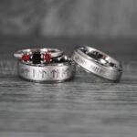 Viking Rings, Vikings Jewelry, Norsemen Rings, Nordic Runes Rings, Vikings Wedding Rings, Vikings Wedding Bands, Runes Wedding Rings, Nordic Rings