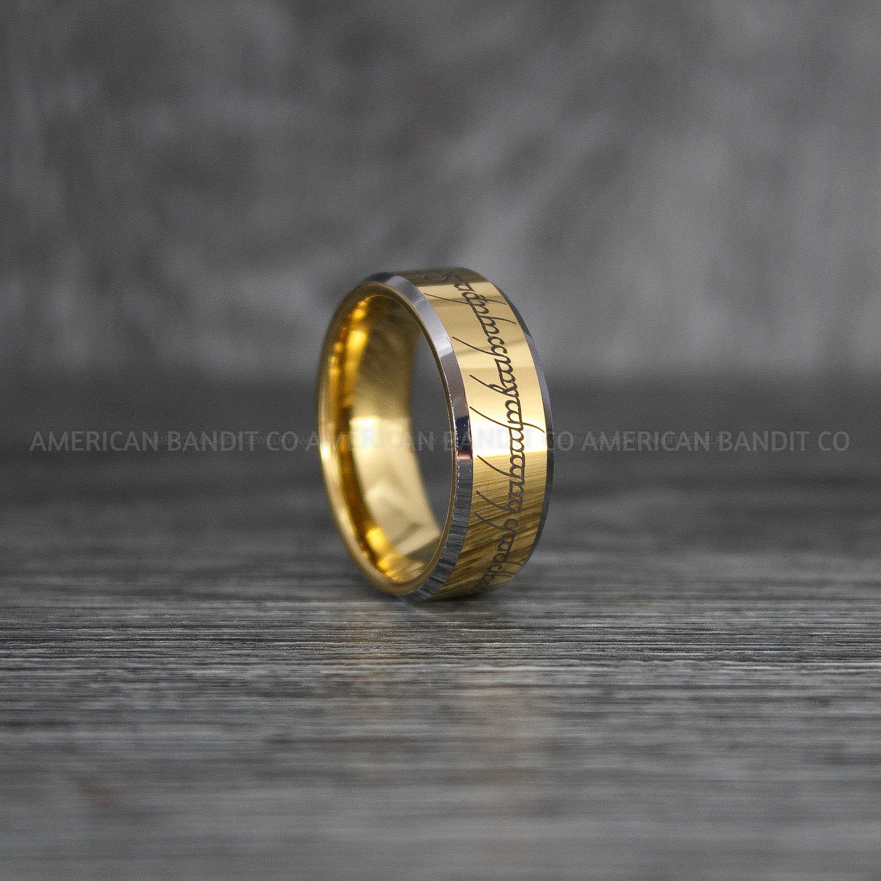 IMG_7114 Elvish Ring, Elvish Wedding Ring, Elvish Wedding Band, Elvish Jewelry, Gold Wedding Ring - Image 1