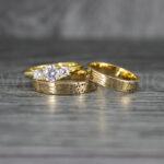 Circuit Board Rings, Circuit Board Wedding Bands, Gamer Rings, Gamer Wedding Bands, Gold Wedding Bands