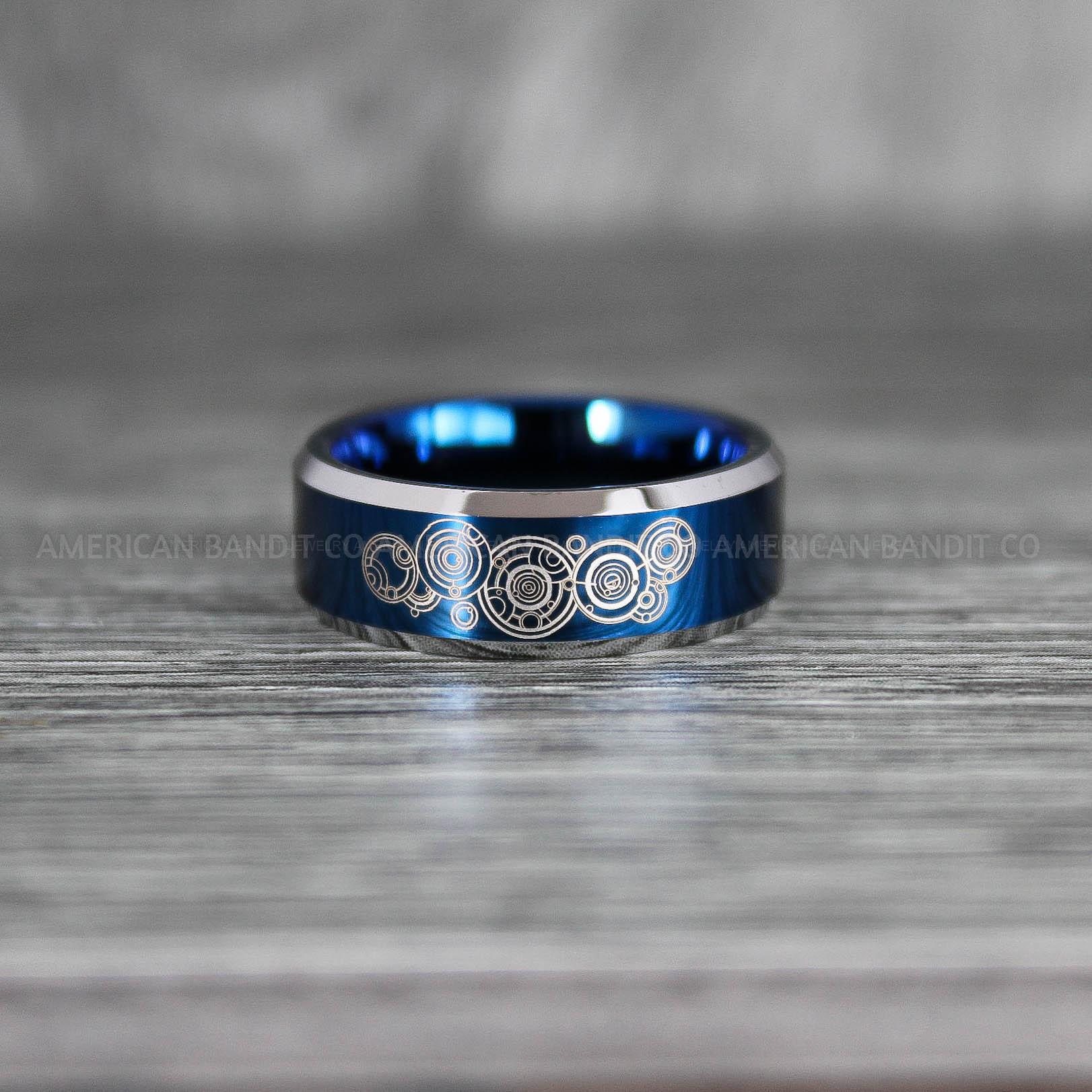 IMG_7137 Dr Who Ring, Dr Who Wedding Ring, Dr Who Jewelry, Gallifreyan Ring, Gallifreyan Wedding Ring, Gallifreyan Wedding Band, Gallifreyan Jewelry - Image 1