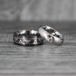 Zelda Rings, Zelda Wedding Rings, Gamer Rings, Gamer Jewelry, Zelda Wedding Bands, Gamer Wedding Rings, Silver Wedding Rings - Image 3