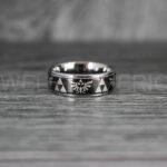 Zelda Rings, Zelda Wedding Rings, Gamer Rings, Gamer Jewelry, Zelda Wedding Bands, Gamer Wedding Rings, Black Wedding Rings