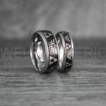 Zelda Rings, Zelda Wedding Rings, Gamer Rings, Gamer Jewelry, Zelda Wedding Bands, Gamer Wedding Rings, Black Wedding Rings - Image 4