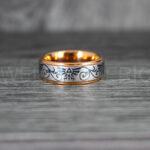 Zelda Rings, Zelda Wedding Rings, Gamer Rings, Gamer Jewelry, Zelda Wedding Bands, Gamer Wedding Rings, Rose Gold Wedding Rings - Image 2