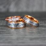 Zelda Rings, Zelda Wedding Rings, Gamer Rings, Gamer Jewelry, Zelda Wedding Bands, Gamer Wedding Rings, Rose Gold Wedding Rings - Image 8