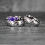 Zelda Rings, Zelda Wedding Rings, Gamer Rings, Gamer Jewelry, Zelda Wedding Bands, Gamer Wedding Rings, Silver Wedding Rings