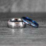 Zelda Rings, Zelda Wedding Rings, Gamer Rings, Gamer Jewelry, Zelda Wedding Bands, Gamer Wedding Rings, Silver Wedding Rings